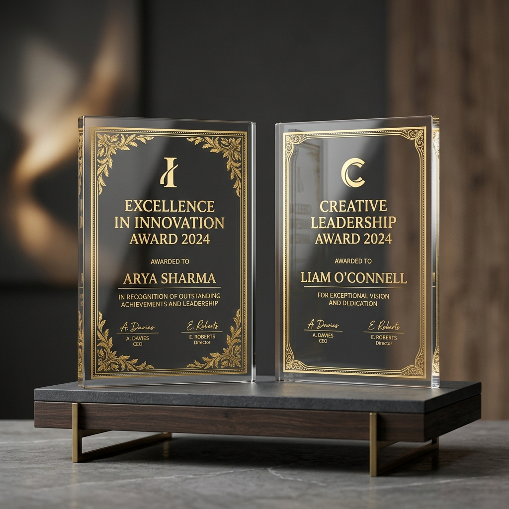Custom printed certificates